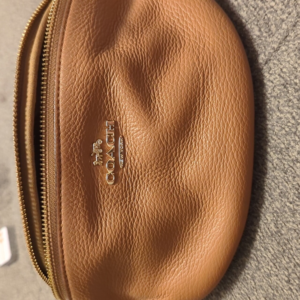 Coach fanny pack, camel color
